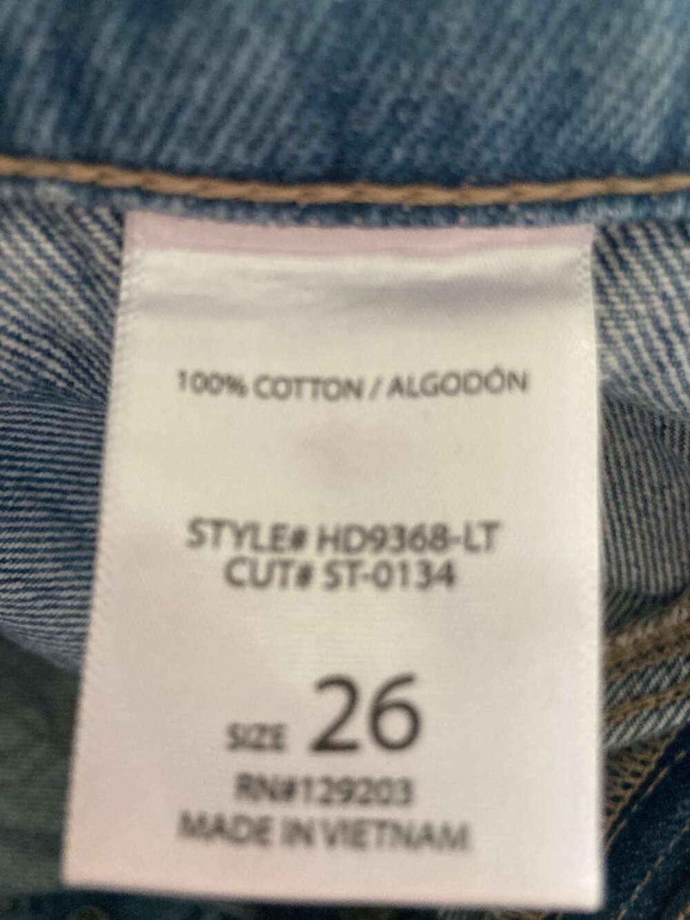 Hidden Women's Nori Wide Leg High Rise Cargo Jeans26 NWT - Picture 9 of 10